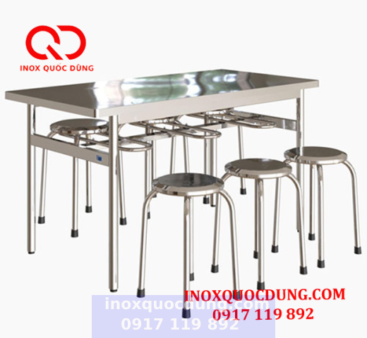BÀN GHẾ INOX CAO CẤP